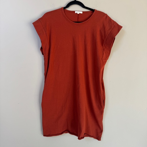 Rag & Bone Ryder Muscle Mini Dress in Paprika organic cotton size Small - Picture 9 of 15